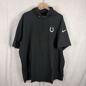 Nike NFL Indianapolis Colts Player Issue Woven SS Training Top Sz XL DZ7178 NWOT